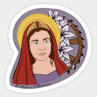 St. Catherine of Alexandria Sticker